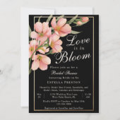 Invitation L'amour est dans la Fête des mariées Fleur de Ceri (Devant)