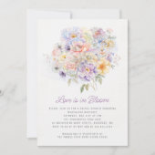 Invitation L'amour est dans la Fête des mariées florale de pr (Devant)