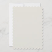 Invitation L'amour est dans la Fête des mariées florale de pr (Dos)