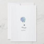 Invitation L'amour est dans l'air Annonce de sauvegarde de la (Dos)