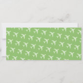 Invitation L'amour est dans l'air Boarding Pass Mariage (Dos)
