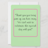 Invitation L'amour est dans l'air : rejoignez-nous pour un év (Dos)