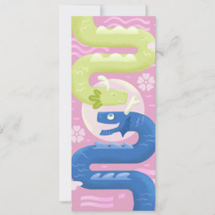 Invitation L'amour est dans l'air - Style funky mignon