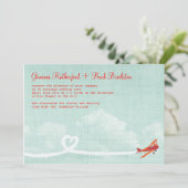 Invitation L'Amour Est Dans L'Invitation Aérienne (Debout devant)