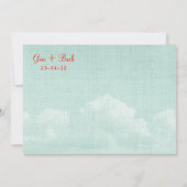 Invitation L'Amour Est Dans L'Invitation Aérienne (Dos)