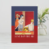 Invitation L'amour est dans l'invitation de la fête de la Sai (Debout devant)