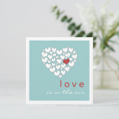 Invitation L'amour est dans l'invitation de la fête de la Sai (Debout devant)