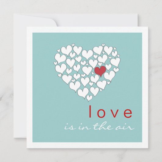 Invitation L'amour est dans l'invitation de la fête de la Sai (Devant)