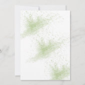 Invitation L'amour est de brasser Eucalyptus Tea Fête des mar (Dos)