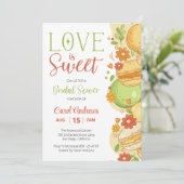 Invitation L'amour est doux Pastel Macaron Fête des mariées f (Debout devant)