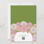 Invitation L'amour est en fleur - Fête des mariées des fleurs (Dos)