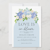 Invitation L'Amour Est En Fleur Fête des mariées Hydrangea (Devant)