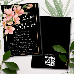 Invitation L'amour est en fleurs Fête de mariage sous le thèm