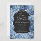 Invitation L'amour est en fleurs, Hydrangea Bleu Esthétique (Devant)