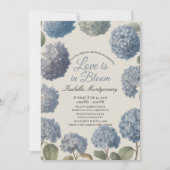 Invitation L'amour est en fleurs Hydrangea intemporel (Devant)