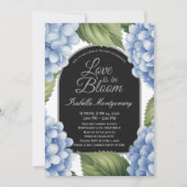 Invitation L'Amour est en fleurs, hydrangea unique pour la do (Devant)