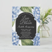 Invitation L'Amour est en fleurs, hydrangea unique pour la do (Debout devant)