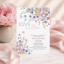 L'amour est en fleurs Libellules Rose Baby Shower