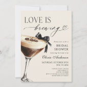Invitation L'amour est en train de préparer un Martini Espres (Devant)