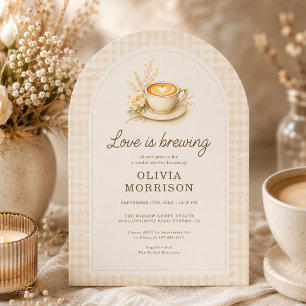 Invitation L'amour est en train de se préparer Boho Floral Ru