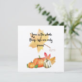 Invitation "L'amour est la totalité. Nous ne sommes que des m (Debout devant)