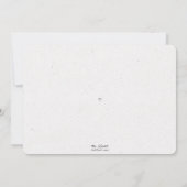 Invitation L'amour est l'amour Tropical verdure Adoption Baby (Dos)