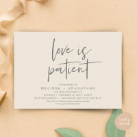 L'amour est patient, changer notre Mariage Nouvell