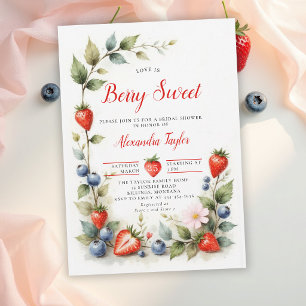 Invitation L'amour est très doux Jardin de baies Fête de mari