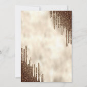 Invitation L'amour est un Espresso Glitter Drips (Dos)