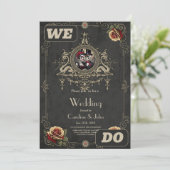 Invitation L'amour éternel dans l'obscurité. (Debout devant)