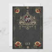 Invitation L'amour éternel dans l'obscurité. (Dos)