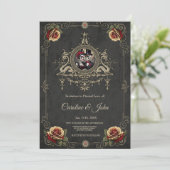 Invitation L'amour éternel dans l'obscurité. (Debout devant)