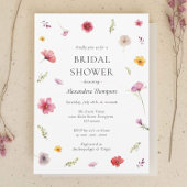 Invitation L'amour fleur sauvage est dans la Fête des mariées