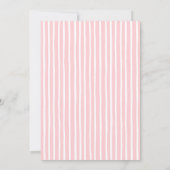 Invitation L'Amour Floral Rose Est En Fête des mariées Fleuri (Dos)