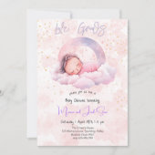 Invitation L'amour grandit, baby shower (Devant)