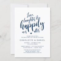 L'amour, le rire et la joie toujours après, Mariag