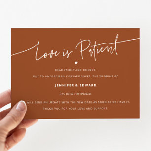 Invitation L'amour minimal est le Mariage patient mise à jour
