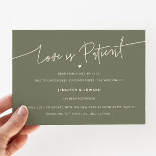 Invitation L'amour minimal est le Mariage patient mise à jour