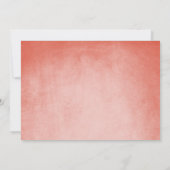 Invitation L'amour n'échoue jamais à un Mariage rustique (Dos)