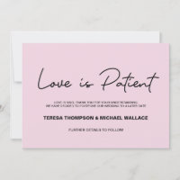 L'amour rose vif est le Mariage patient reporté