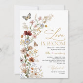 Invitation L'amour rustique dans la Fête des mariées Fleur sa (Devant)