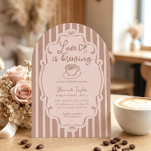 L'Amour se prépare Café Baby Shower Mariage