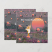 Invitation L'amour transcende le multivers (Devant / Derrière)