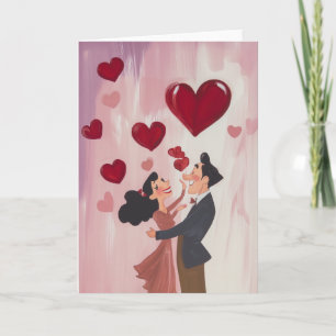 Invitation L'Amour Whimsical dans l'air