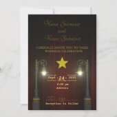 Invitation Lampadaire (Devant)