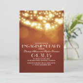 Invitation lampe à chaîne orange vintage (Debout devant)