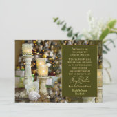 Invitation Lampe de Noël - Insérez Votre Nom (Debout devant)