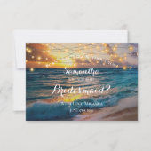 Invitation Lampe de plage Sunset moderne Été (Devant)