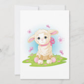 Invitation Lampe Et Papillons (Devant)