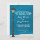 Invitation Lampe victorienne Post Mariage d'hiver (Devant)